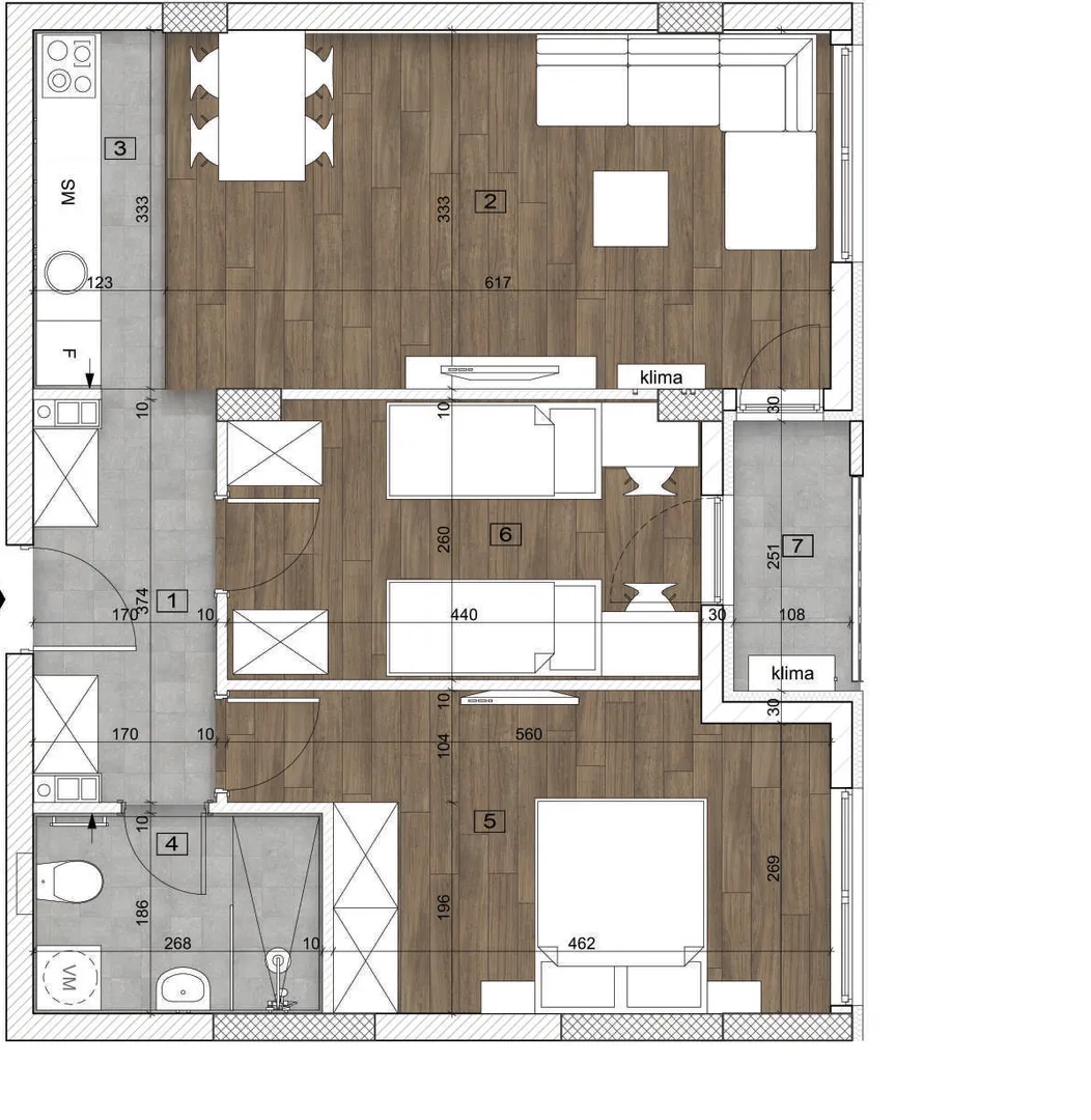 stan na prodaju Novi Sad 62m2 542279