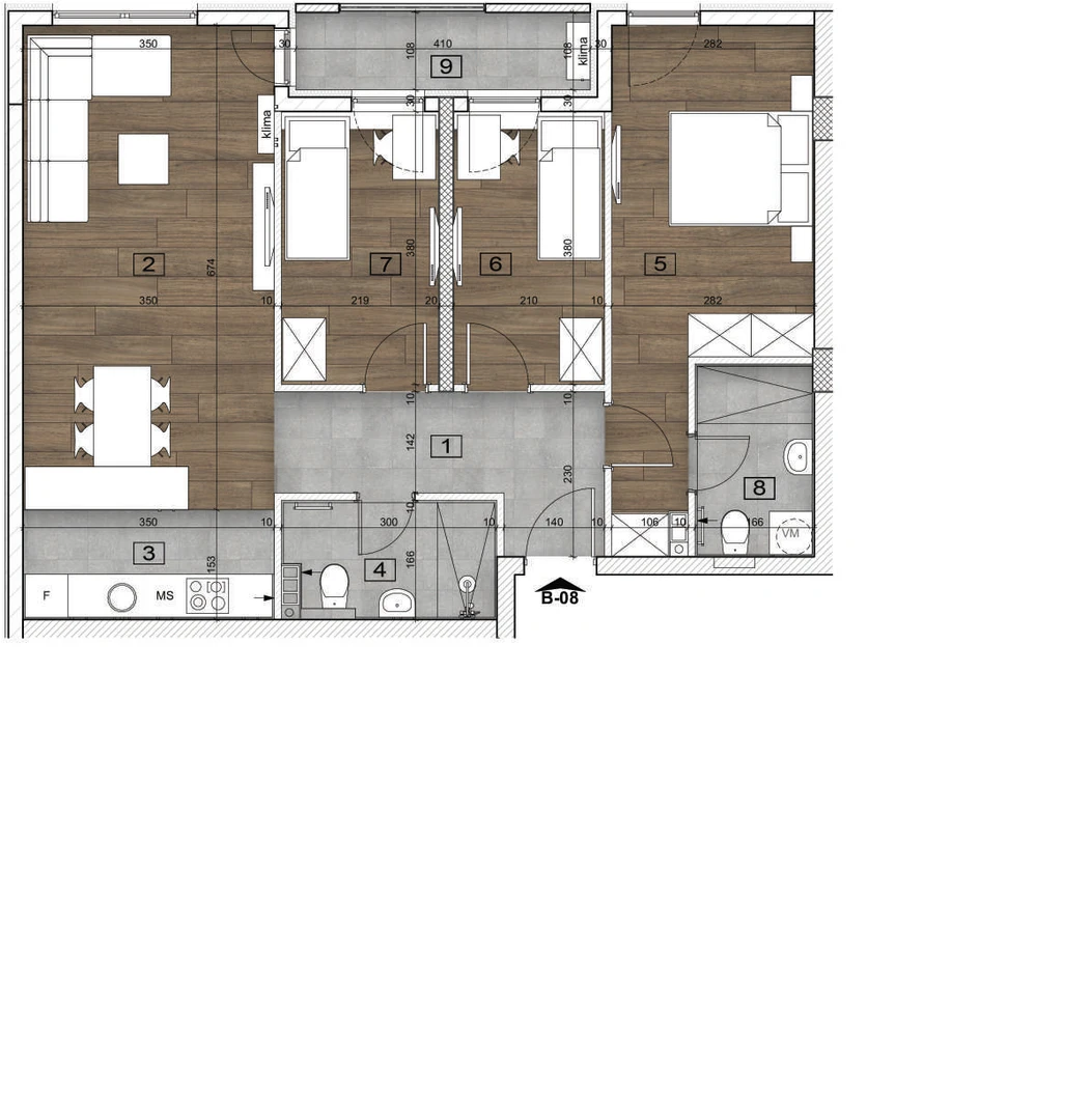 stan na prodaju Novi Sad 80m2 542487