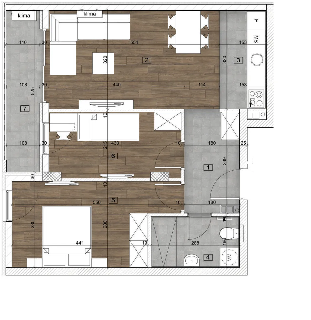 stan na prodaju Novi Sad 60m2 542574