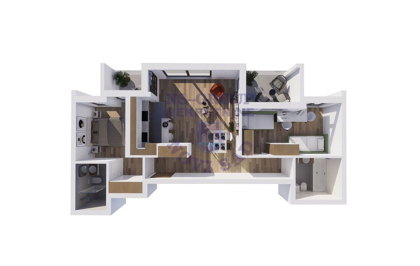 stan na prodaju Novi Sad 72m2 550131