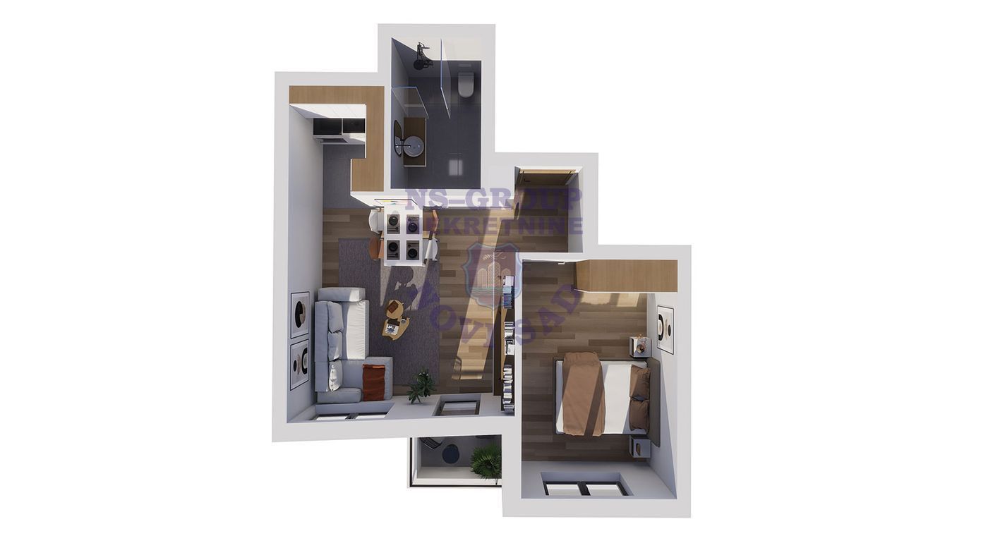 stan na prodaju Novi Sad 39m2 550132