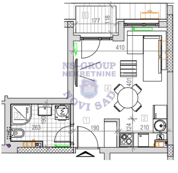 stan na prodaju Novi Sad, 27m2 552264