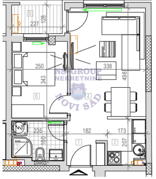 stan na prodaju Novi Sad, 39m2 552249