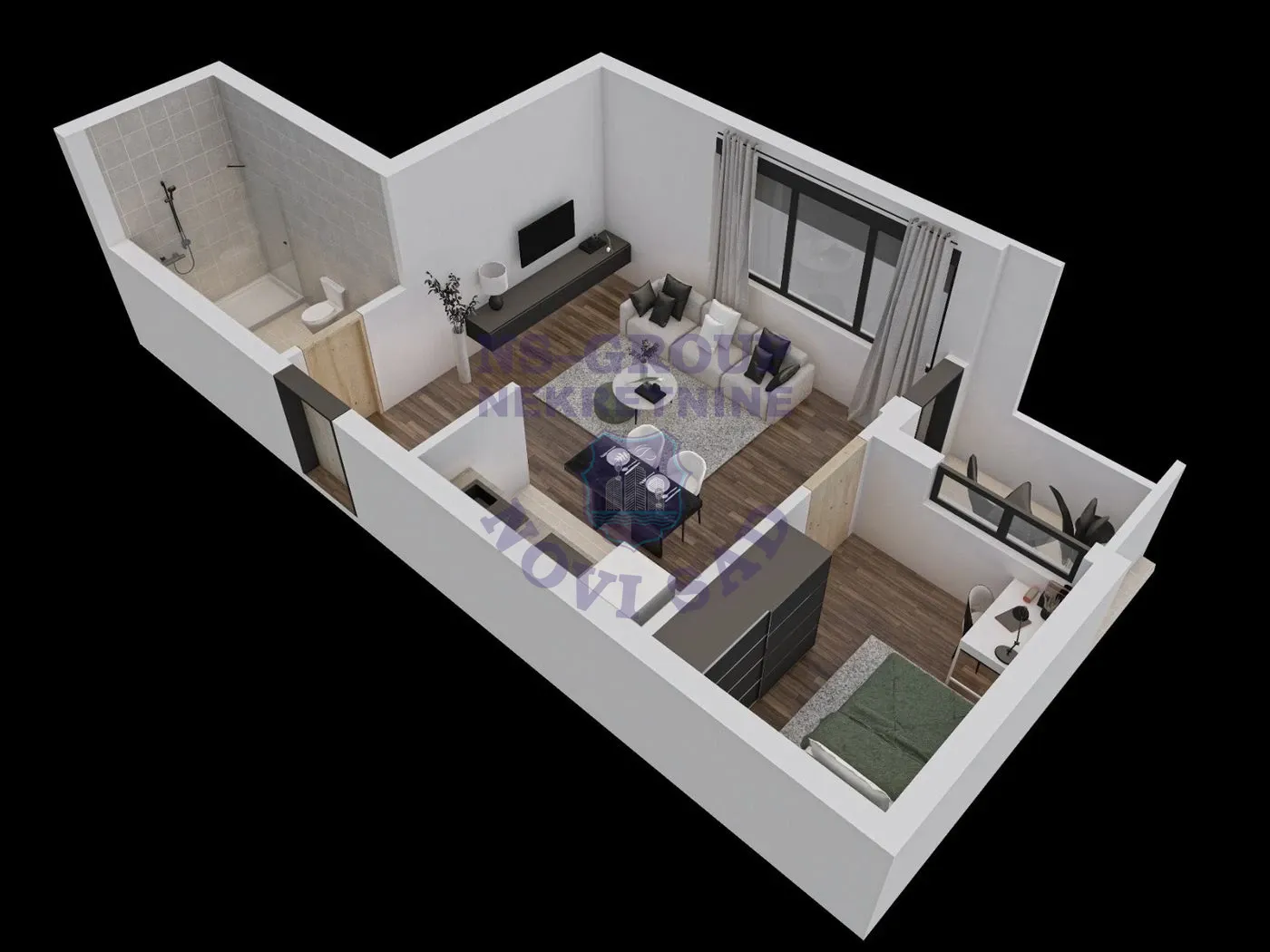 stan na prodaju Petrovaradin 40m2 552536