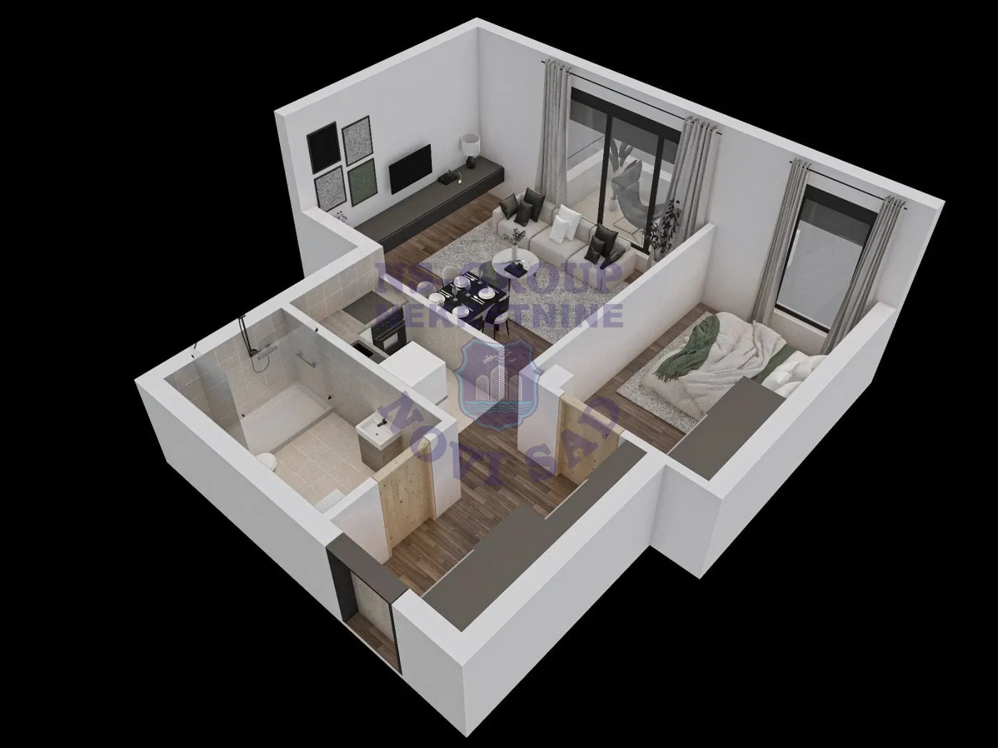 stan na prodaju Petrovaradin 49m2 552541