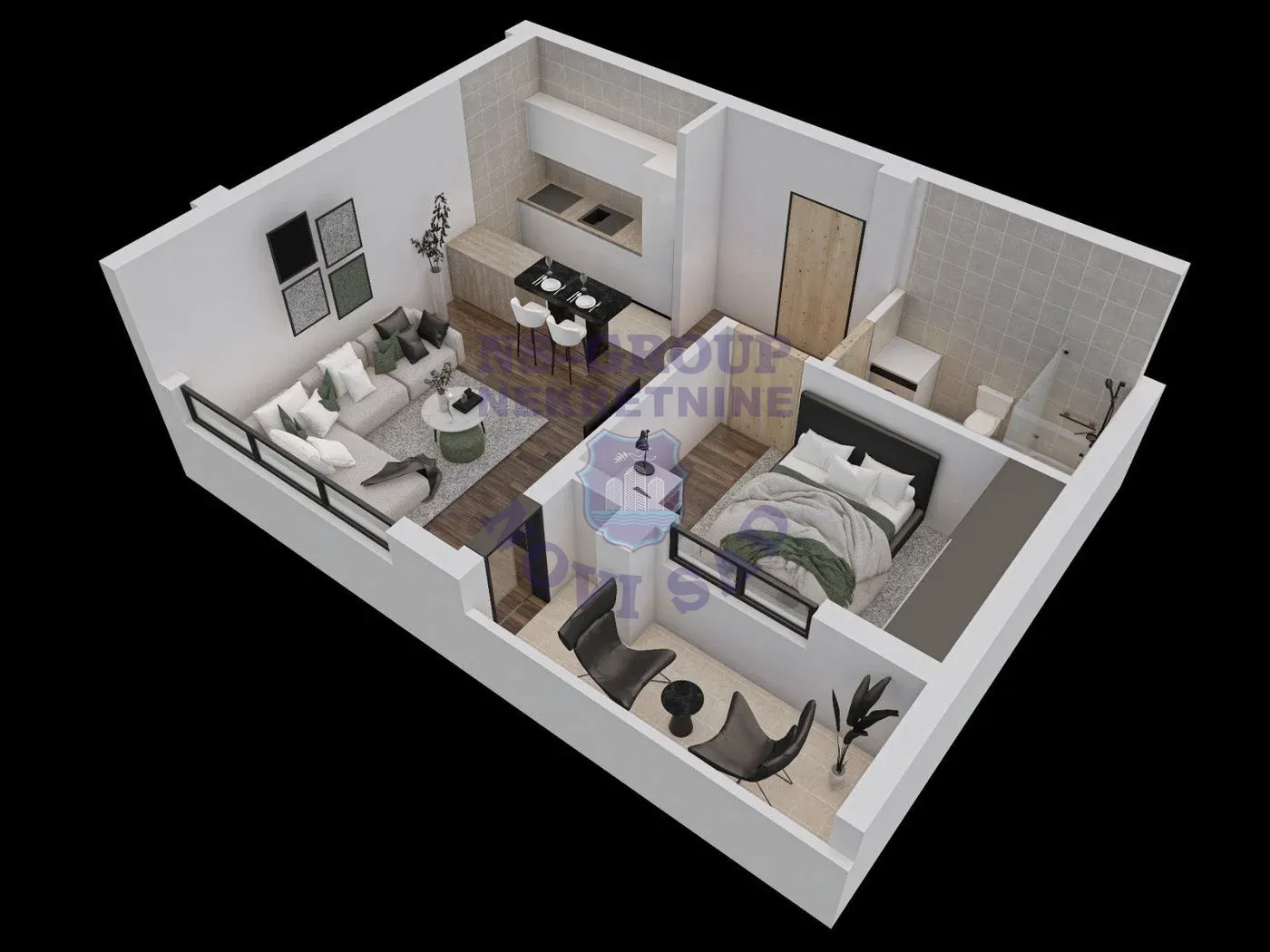 stan na prodaju Petrovaradin 45m2 552540