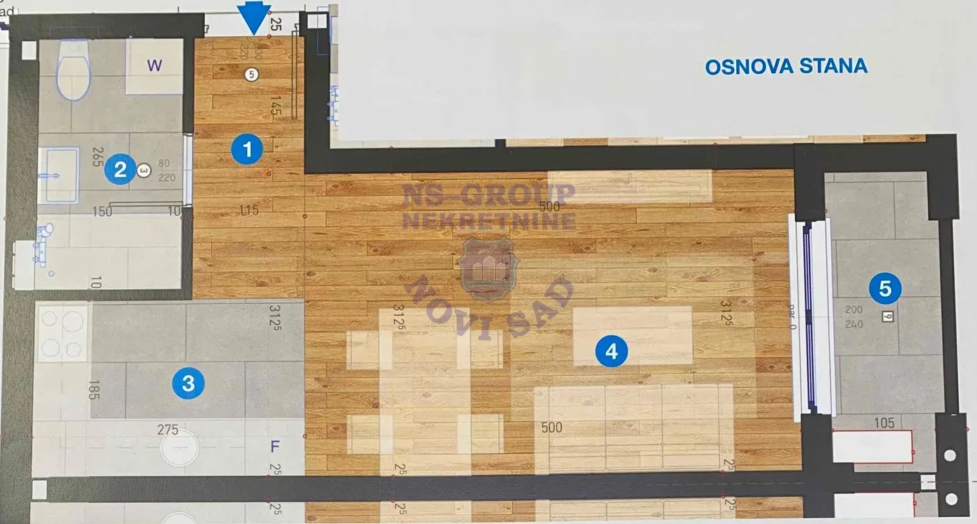 stan na prodaju Novi Sad, 29m2 555689