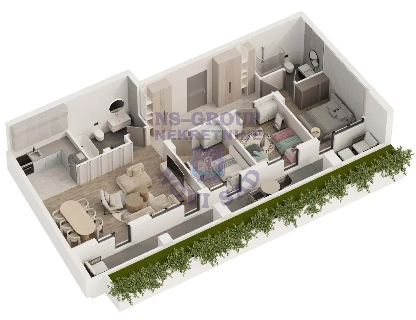 stan na prodaju Novi Sad, 44m2 557179