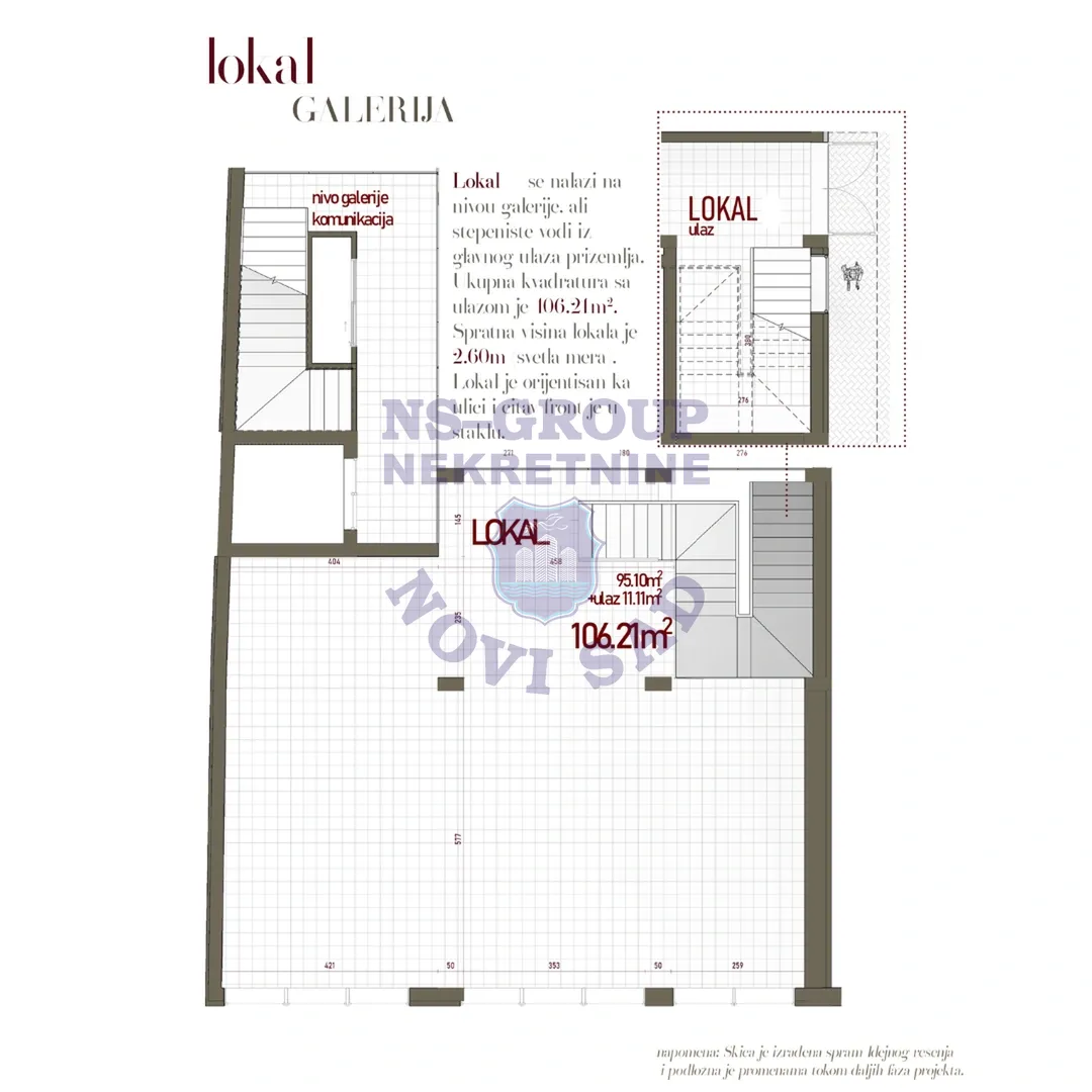 lokal na prodaju Novi Sad, 106m2 557554