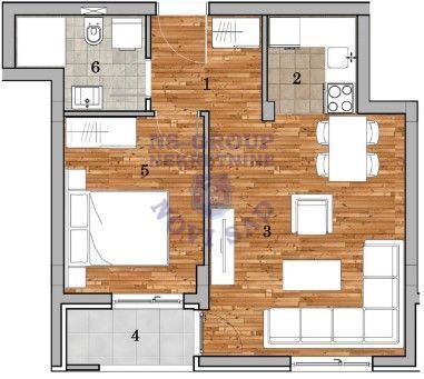 stan na prodaju Novi Sad, 43m2 557678