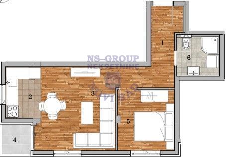 stan na prodaju Novi Sad, 45m2 557744