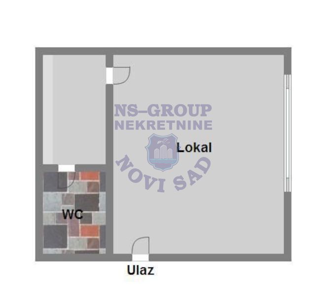 lokal za izdavanje Novi Sad 18m2 14596