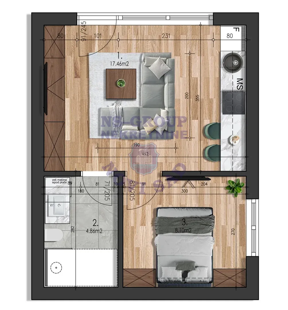 stan na prodaju Novi Sad, 30m2 558274