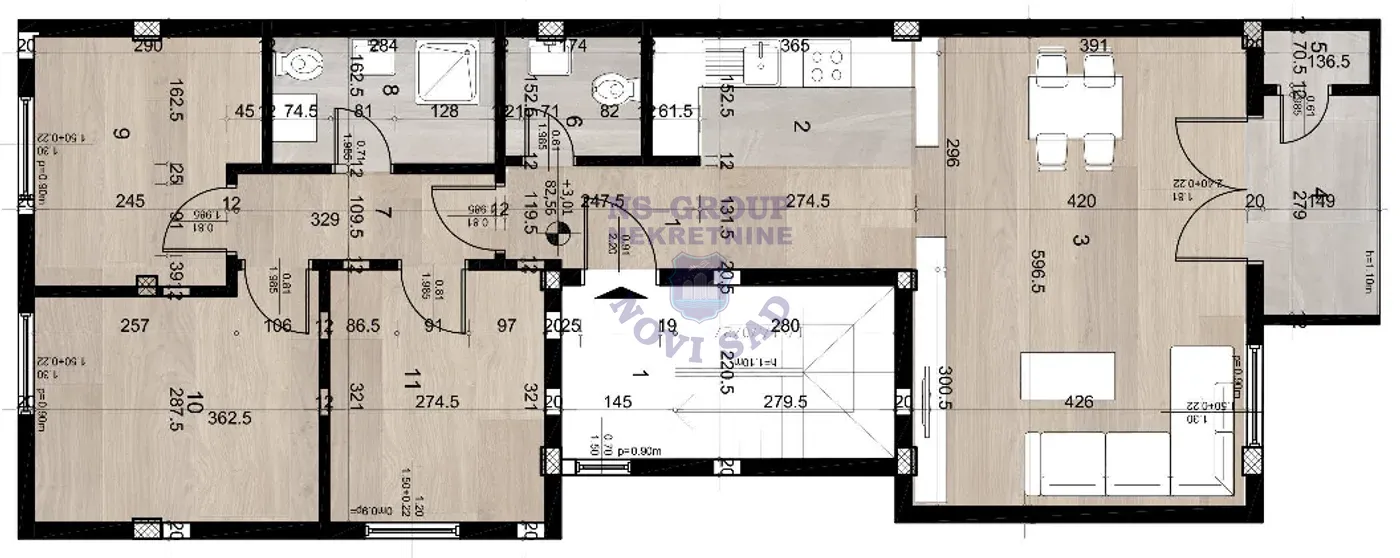 stan na prodaju Novi Sad 79m2 560618