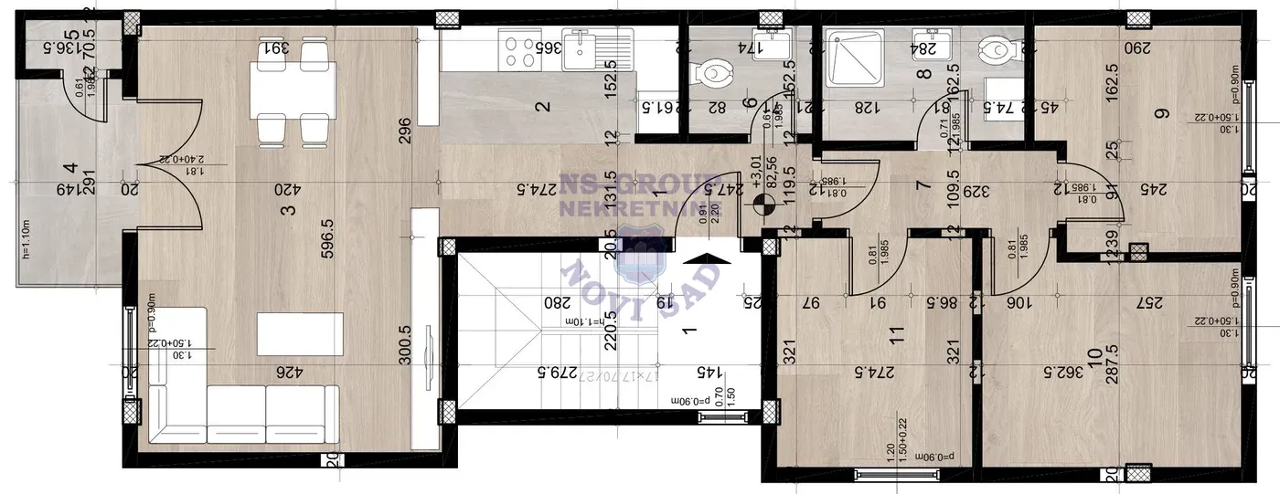 stan na prodaju Novi Sad 79m2 560621