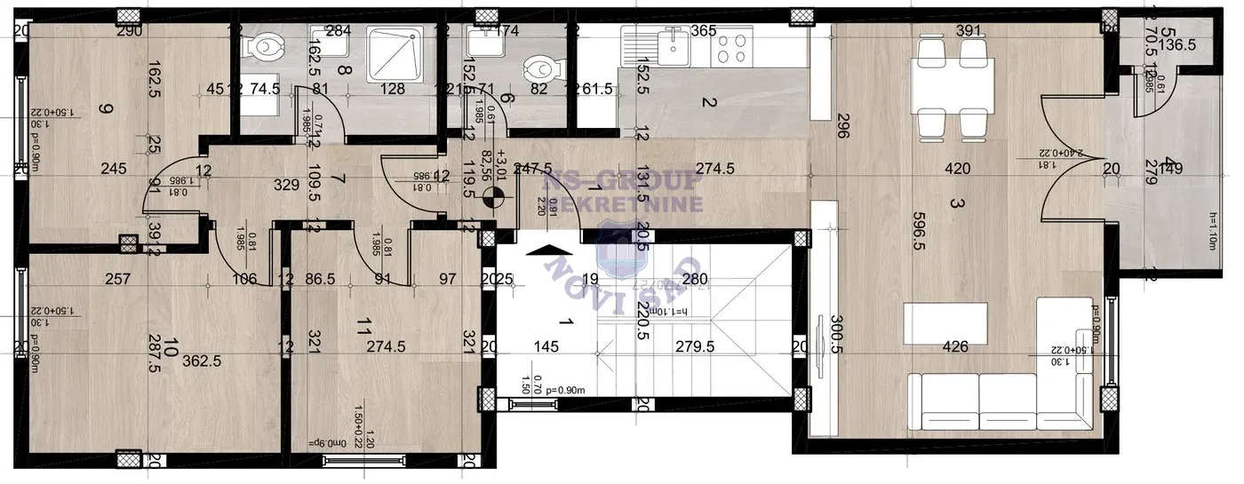 stan na prodaju Novi Sad 79m2 560624