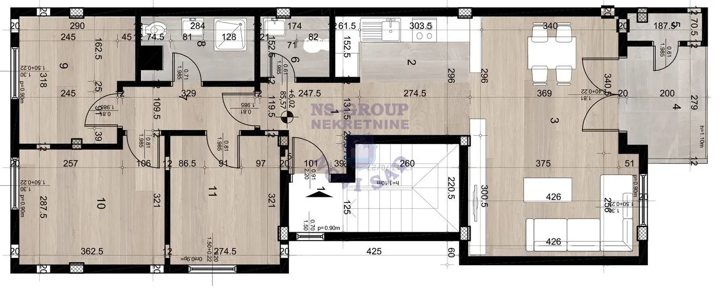 stan na prodaju Novi Sad 80m2 560627