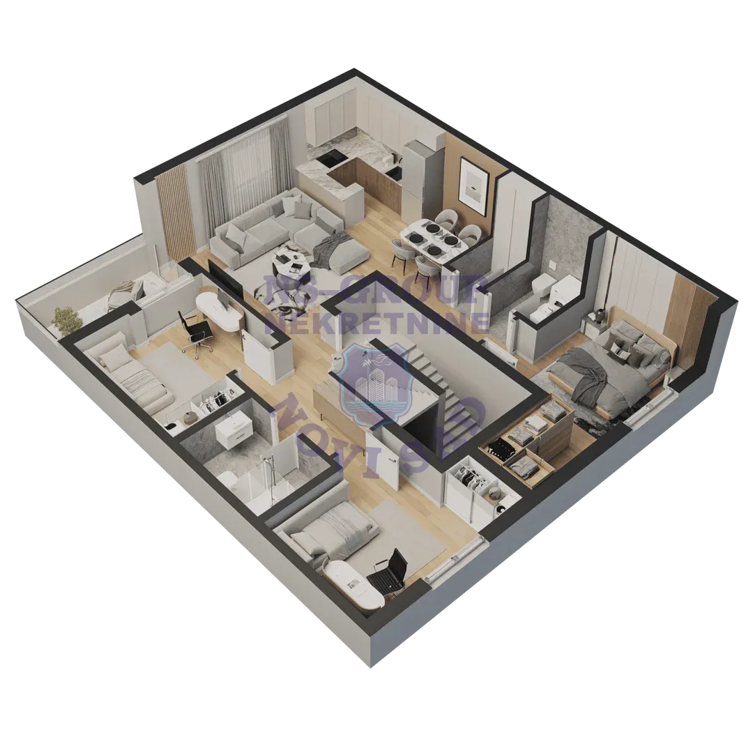stan na prodaju Novi Sad 80m2 559894