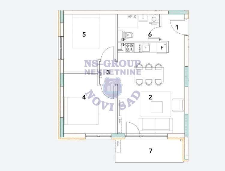 stan na prodaju Vrdnik, 58m2 560252