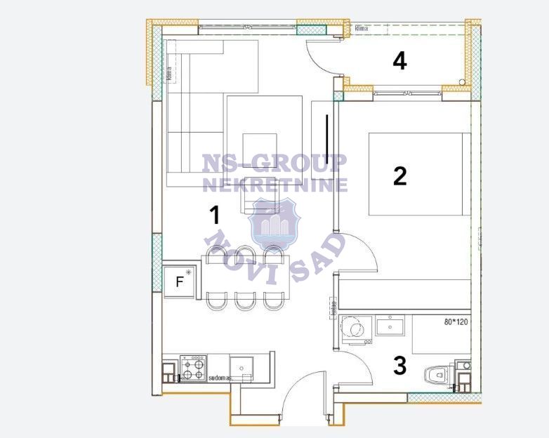 stan na prodaju Vrdnik, 44m2 560316