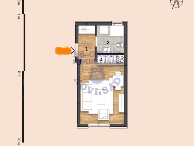 stan na prodaju Novi Sad 24m2 560511