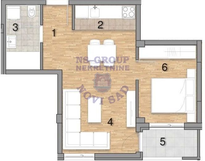 stan na prodaju Novi Sad 42m2 561753