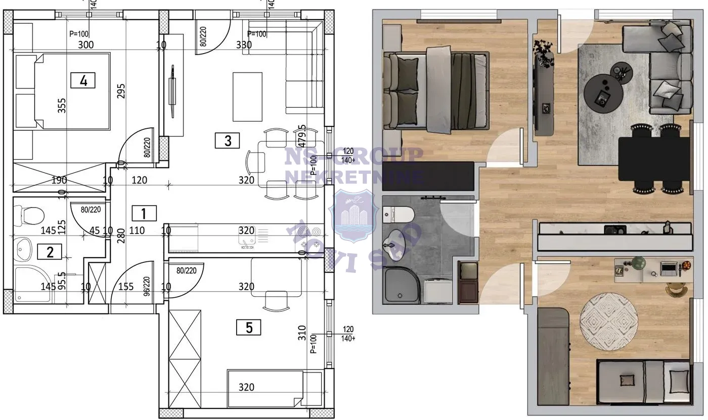 stan na prodaju Novi Sad, 43m2 563567