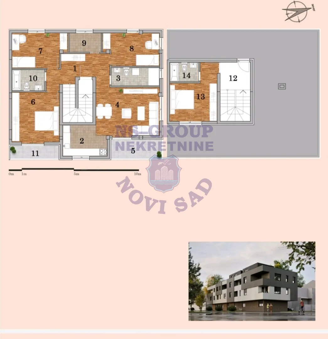 stan na prodaju Novi Sad, 105m2 563469