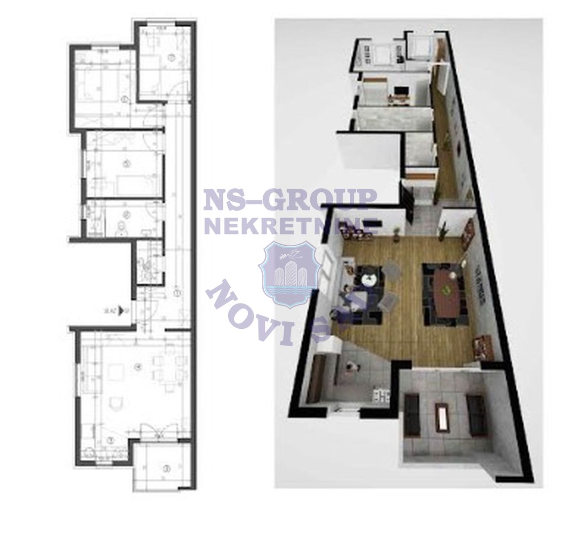 stan na prodaju Novi Sad 71m2 566755