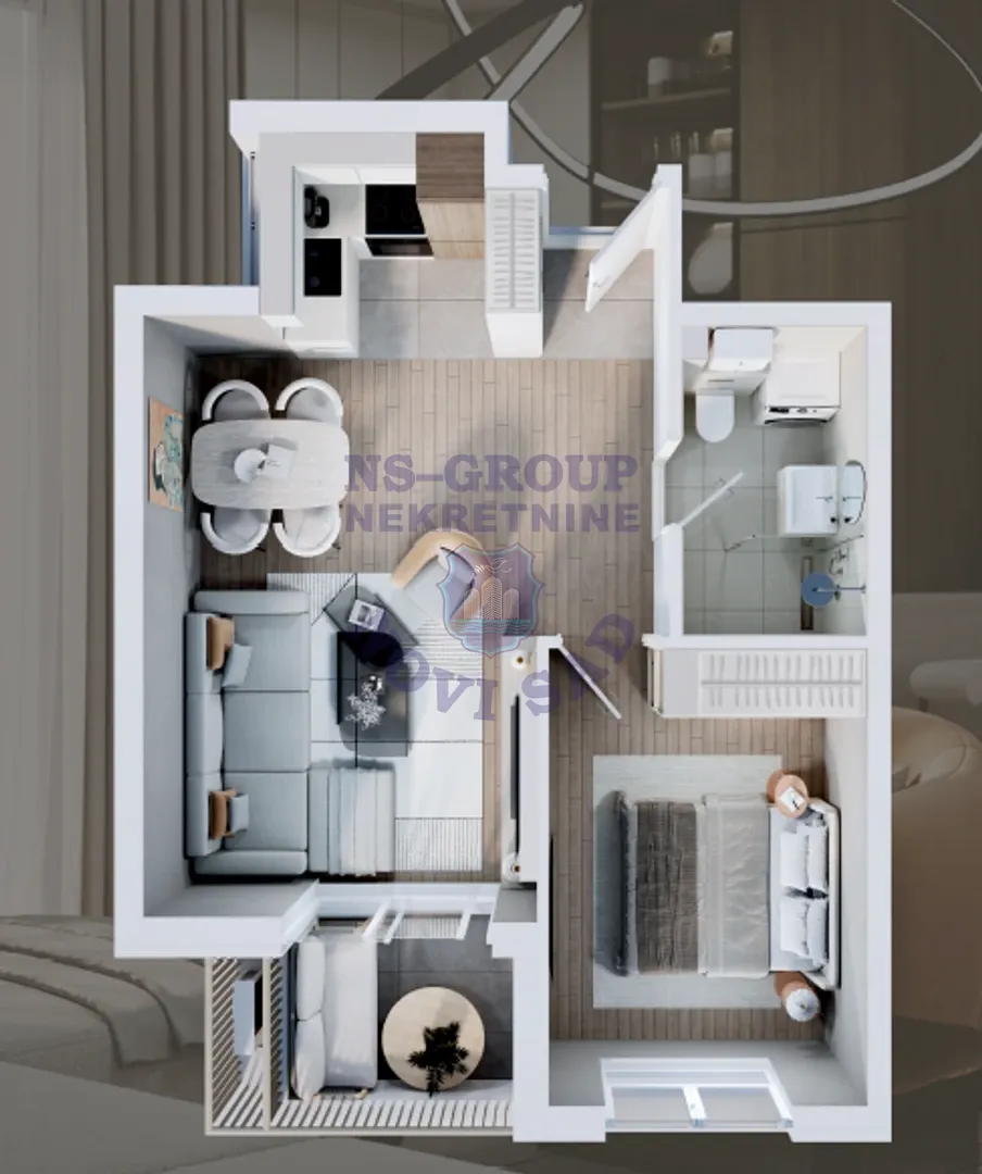 stan na prodaju Novi Sad, 41m2 565897