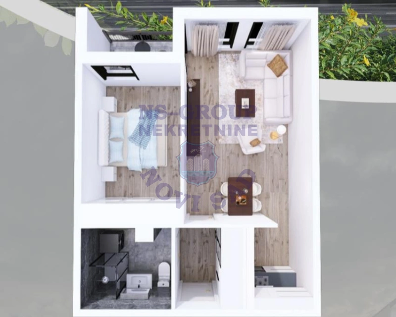 stan na prodaju Inđija, 48m2 572488