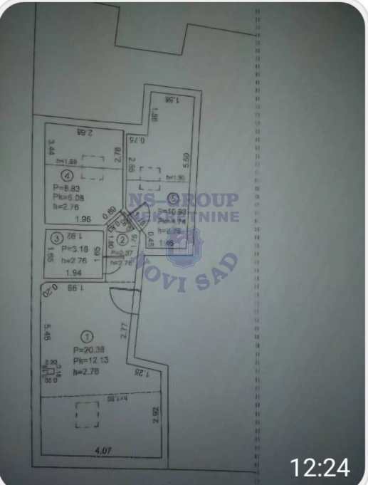stan na prodaju Novi Sad 46m2 448334
