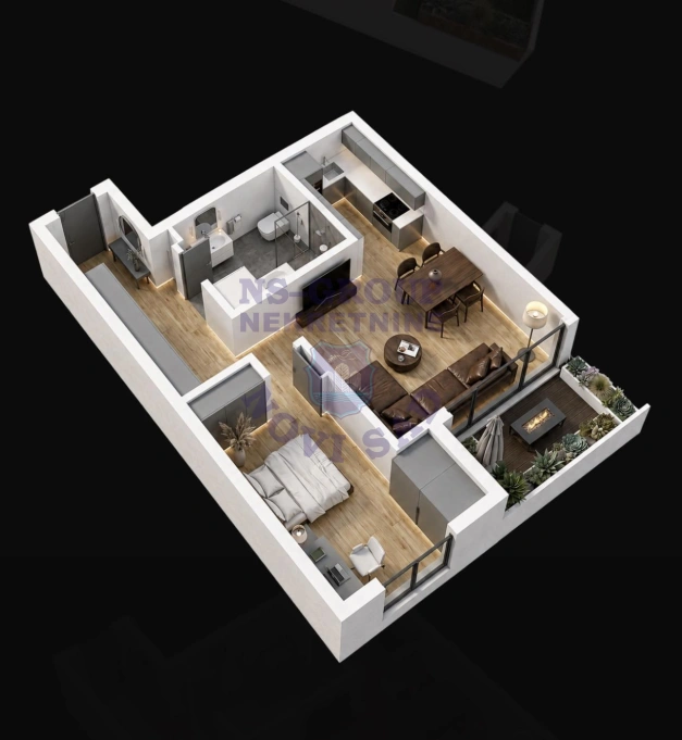 stan na prodaju Novi Sad, 38m2 574215