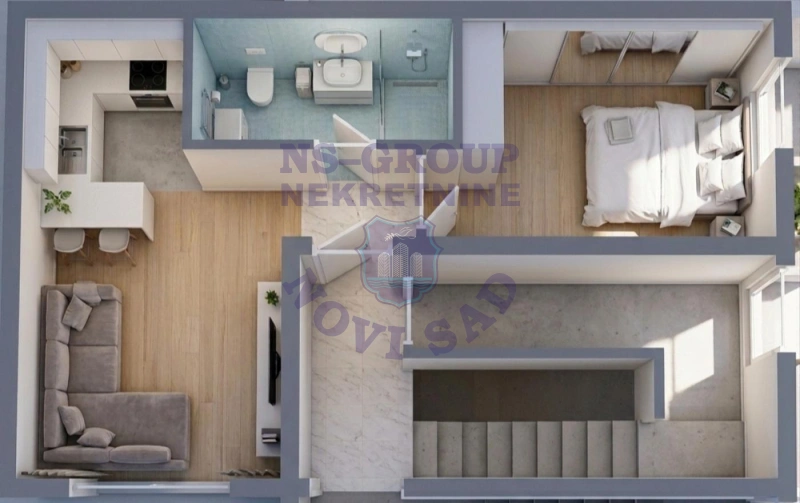 stan na prodaju Veternik, 26m2 574596