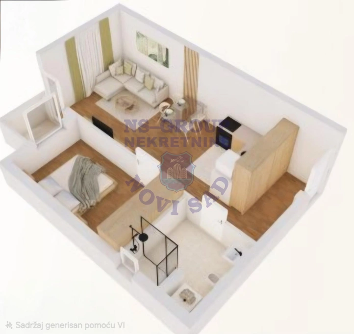 stan na prodaju Novi Sad, 50m2 575870
