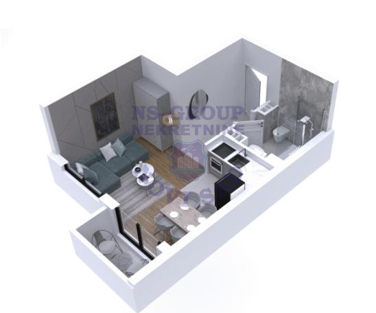 stan na prodaju Novi Sad, 27m2 557161