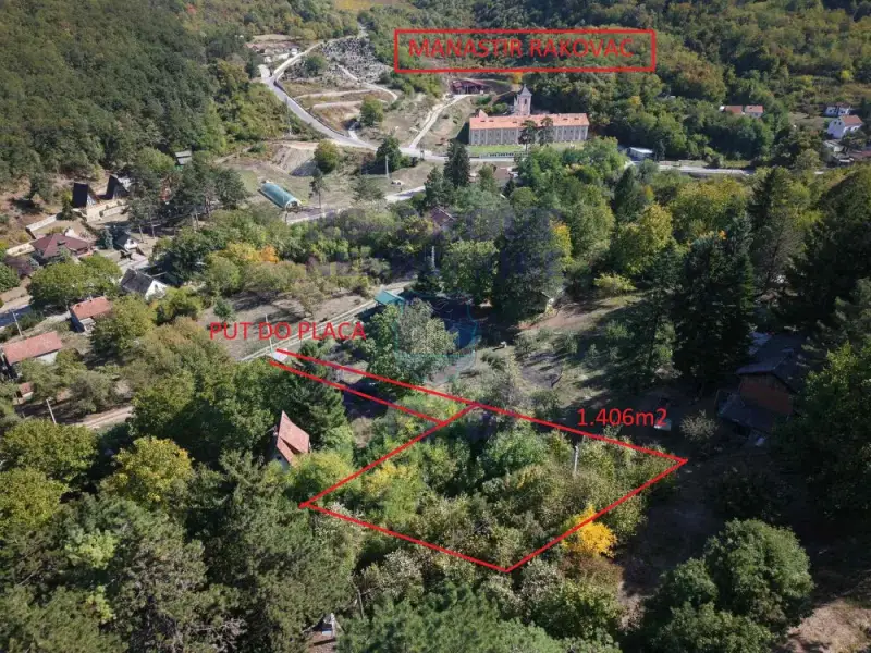 plac na prodaju Rakovac, 1406m2 578863