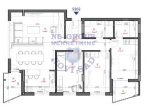 stan na prodaju Sremska Kamenica, 46m2 556575