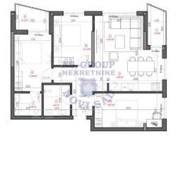 stan na prodaju Sremska Kamenica, 82m2 556583