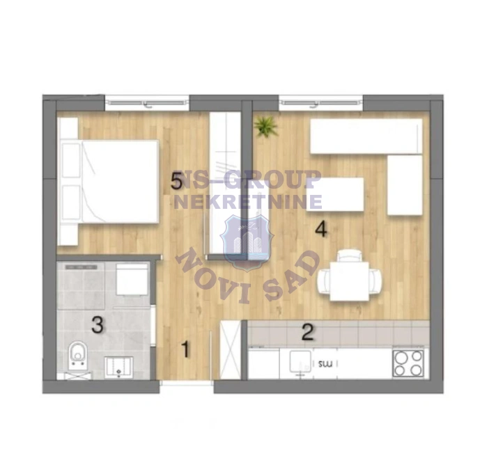 stan na prodaju Novi Sad, 36m2 574342