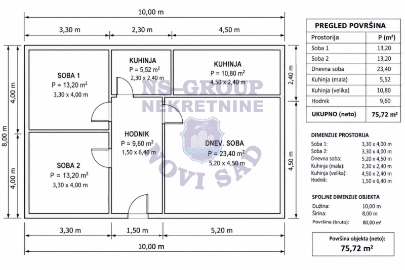 Kuća na prodaju Bačko Gradište 81m2, 580478