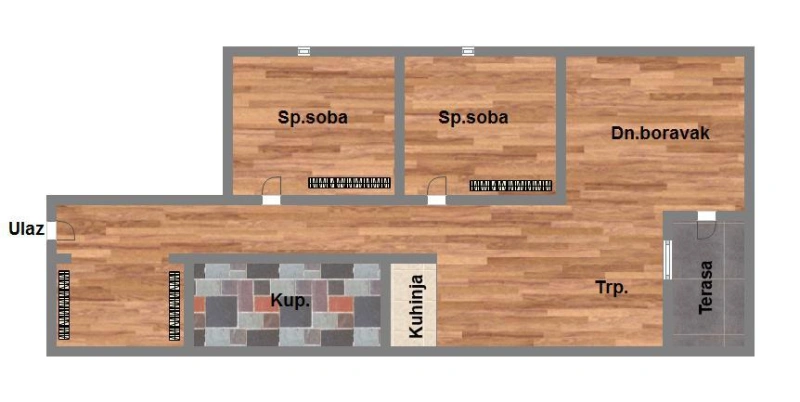 stan na prodaju Petrovaradin, 54m2 566331