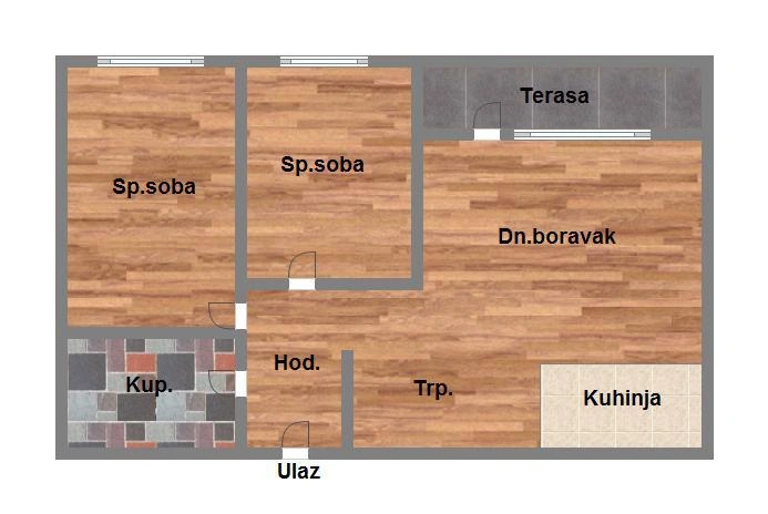 stan na prodaju Petrovaradin, 58m2 566792