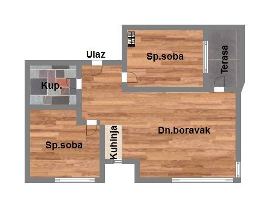 stan na prodaju Petrovaradin, 50m2 575780