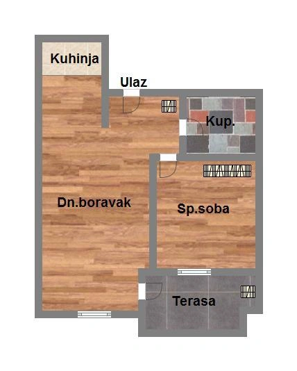 stan na prodaju Petrovaradin, 43m2 575798