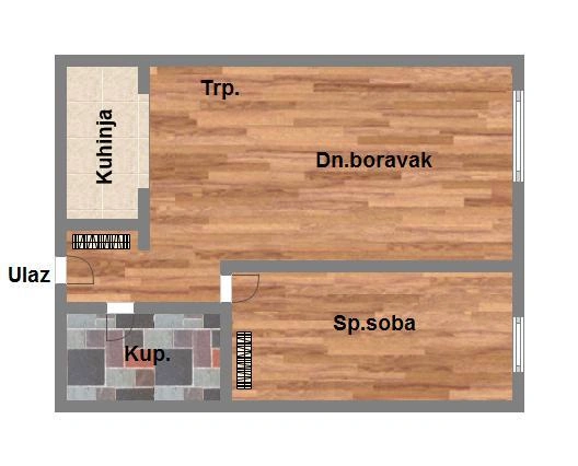 stan na prodaju Petrovaradin, 38m2 576216