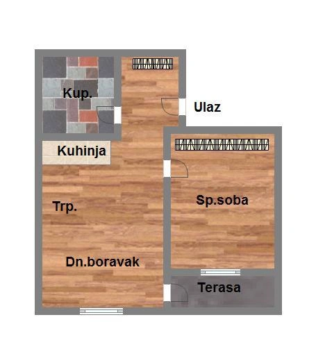 stan na prodaju Petrovaradin, 33m2 576288