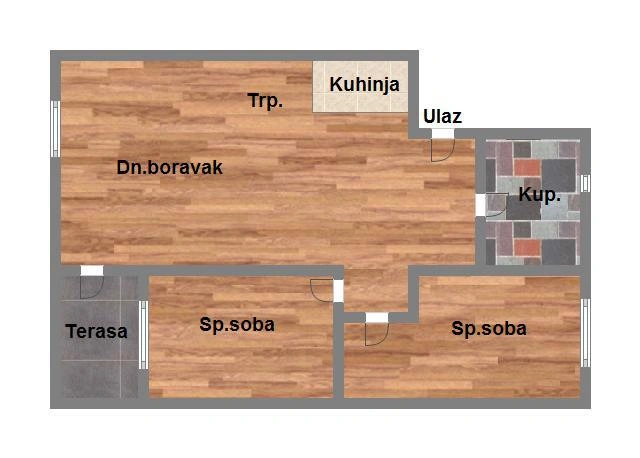 stan na prodaju Novi Sad, 55m2 576468