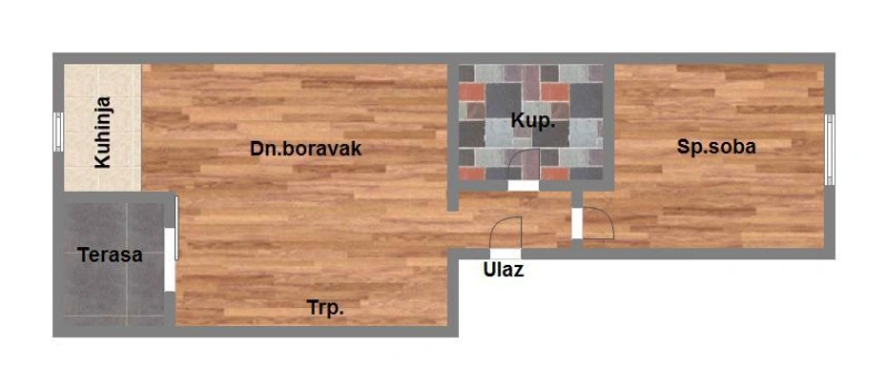 stan na prodaju Novi Sad, 46m2 576485