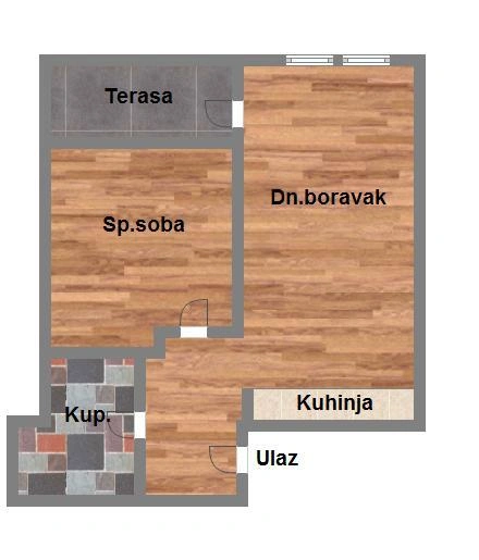 stan na prodaju Petrovaradin, 44m2 577683